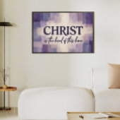 Poster Le Christ est le chef de cette maison | Chrétien
