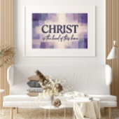 Poster Le Christ est le chef de cette maison | Chrétien