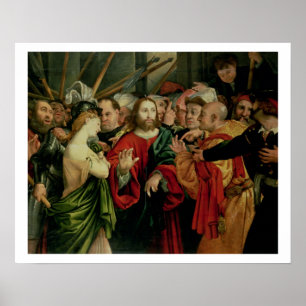 Poster Le Christ et l'adultère rentré par femme 2