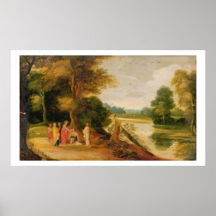 Poster Le Christ guérissant l'homme aveugle