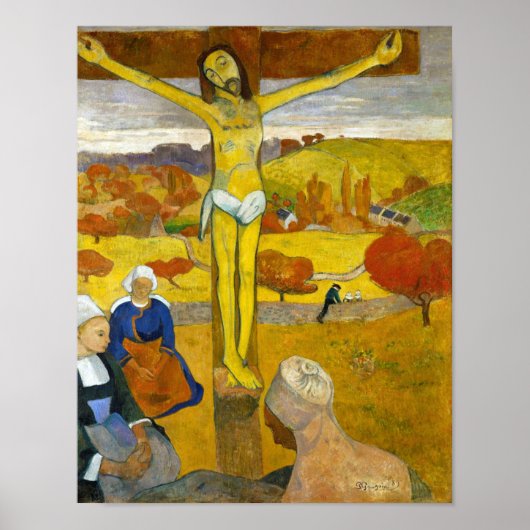 Poster Le Christ Jaune, Gauguin (Devant)