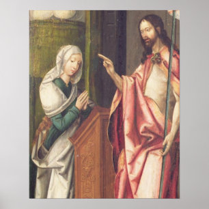Poster Le Christ le rédempteur bénissant une femme