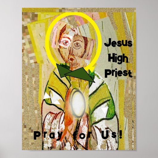 Poster Le Christ Prêtre (Devant)