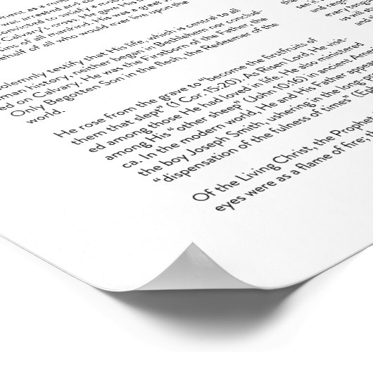 Poster Le Christ vivant (Coin)