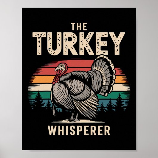 Poster Le chuchoteur de dinde de Thanksgiving (Devant)