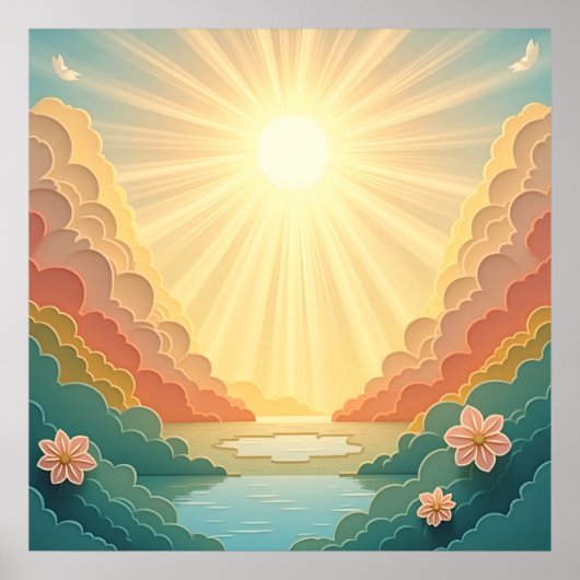 Poster Le Ciel Attend - Pour Honorer Un Être Cher (Devant)