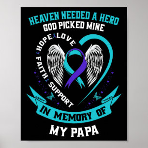 Poster Le Ciel Avait Besoin D'Un Héros Que Dieu A Pris Mo