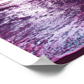 Poster Le ciel brille violet (Coin)