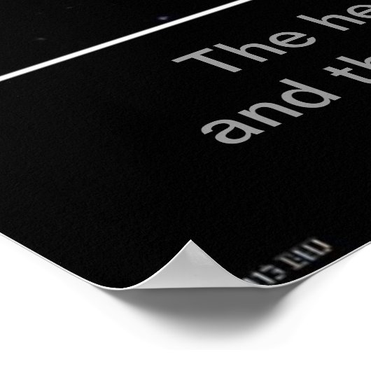 Poster Le Ciel Déclare Une Vue Profonde Sur Le Terrain À  (Coin)