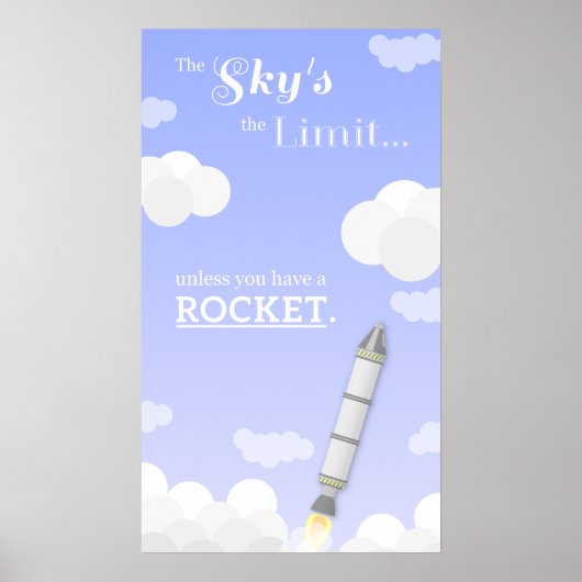 Poster Le ciel est la limite (Devant)