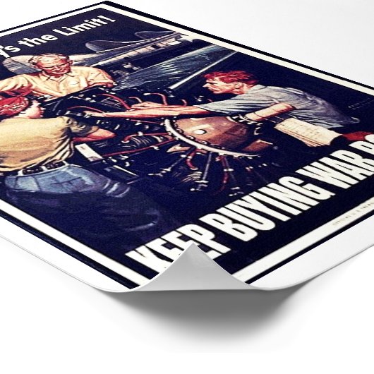 Poster Le ciel est la limite, continuer à acheter des obl (Coin)