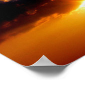 Poster Le ciel est la limite du lever de soleil motivatio (Coin)