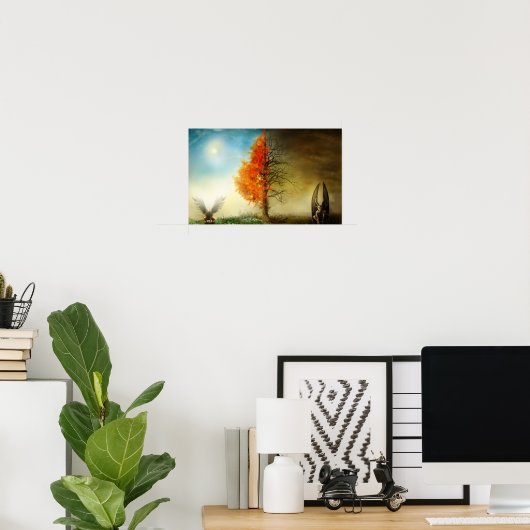 Poster Le ciel et l'enfer (Bureau à domicile)