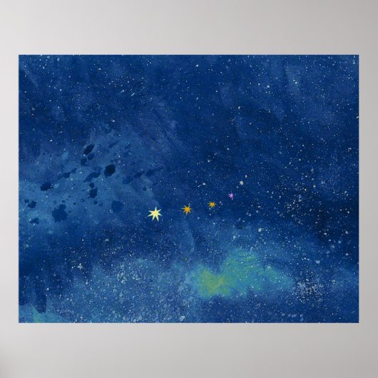 Poster Le ciel étoilé (Devant)