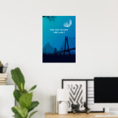 Poster Le ciel n'est pas la limite. Motivation (Bureau à domicile)