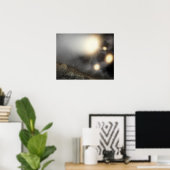 Poster Le ciel nocturne vu d'un avion hypothétique (Bureau à domicile)