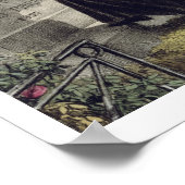 Poster Le cimetière de Pere Lachaise, imprimé par Charles (Coin)