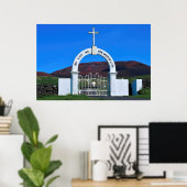 Poster Le cimetière d'Heimaey (Bureau à domicile)