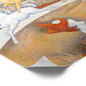 Poster Le cirque de Georges Seurat 1891 (Coin)
