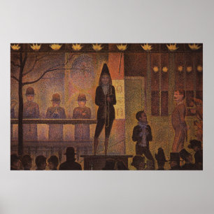 Poster Le cirque de Seurat (Parade de Cirque)