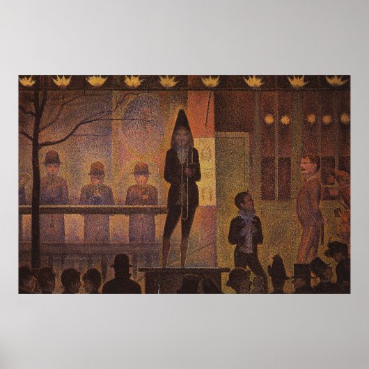 Poster Le cirque de Seurat (Parade de Cirque) (Devant)