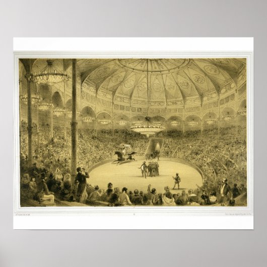 Poster Le cirque national, publié par Auguste Bry (éclair (Devant)
