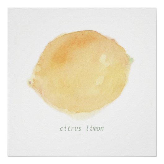 Poster le citron (Devant)