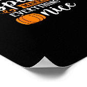 Poster Le citrouille Spice Rend Tout Agréable (Coin)