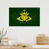 Poster Le Claddagh (Or) (Cuisine)