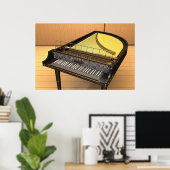 Poster Le clavecin (Bureau à domicile)
