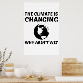 POSTER LE CLIMAT CHANGE (Cuisine)