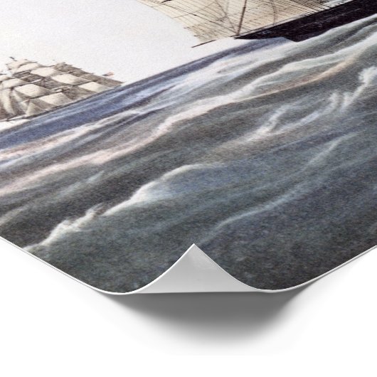 Poster Le Clipper Ship "Flying Cloud" (Coin)