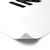 Poster Le Clove Est Dans L'Air Drôle Pun Ail (Coin)