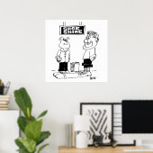 Poster Le clown va briller une chaussure (Bureau à domicile)