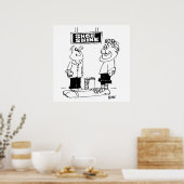 Poster Le clown va briller une chaussure (Cuisine)