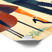 Poster Le Club Martinis Moderne Du Milieu Du Siècle (Coin)