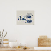 Poster Le Club White Lotus Polo (Cuisine)