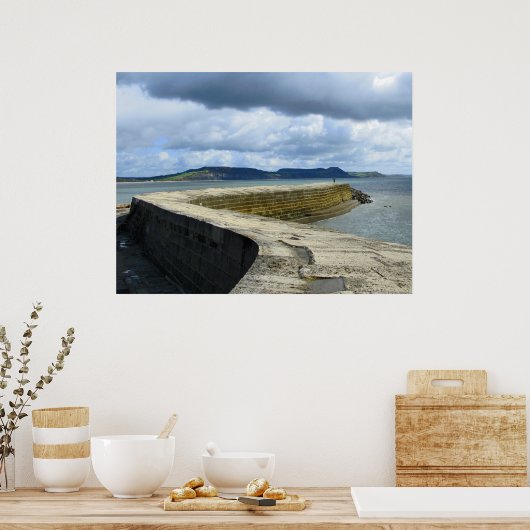 Poster Le Cobb Lyme Regis (Cuisine)