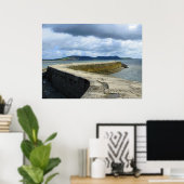 Poster Le Cobb Lyme Regis (Bureau à domicile)