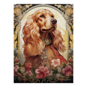 Poster Le Cocker Spaniel Dog 003 - Natalia Mucha (Devant)