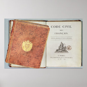 Poster Le Code civil des Français