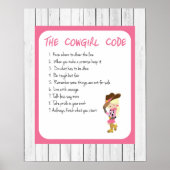 Poster Le Code Cowgirl (Devant)