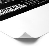 Poster Le Code de Création - Genèse 1:1 (Coin)