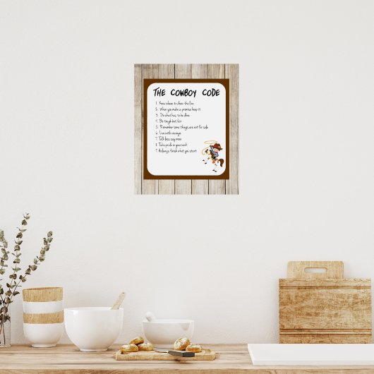 Poster Le code des cowboys (Cuisine)
