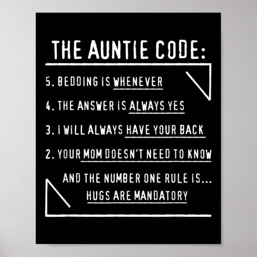 Poster Le Code Tante Noël Présent De Niece Nephe (Devant)