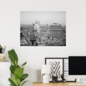 Poster Le coeur de Détroit (Bureau à domicile)