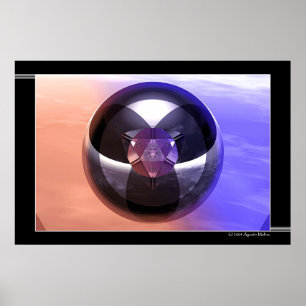 Poster Le coeur de la boule