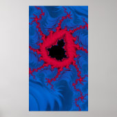 Poster Le Coeur De L'Art Abstrait Fractal Mandelbrot (Devant)