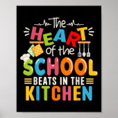 Poster Le Coeur De L'École bat Dans Le Déjeuner De Cuisin (Devant)
