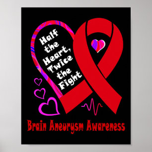 Poster Le Coeur Deux Fois La Lutte Contre L'Aneurysme Cer